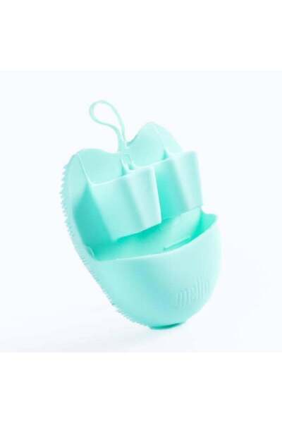 MELLA Mila Small Green Silicone Facial Cleansing and Exfoliating Brush
