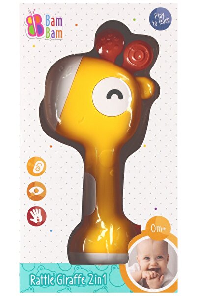 Bambam Jucarie zornaitoare 2 in 1, BamBam, Girafa