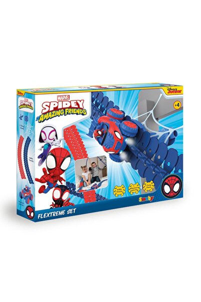 Spidey and His Amazing Friends Set de joaca cu piste si vehicul, Spidey, Smoby