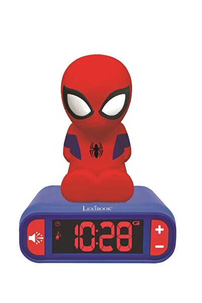 SPIDERMAN Ceas desteptator digital cu lumina de noapte, Lexibook,