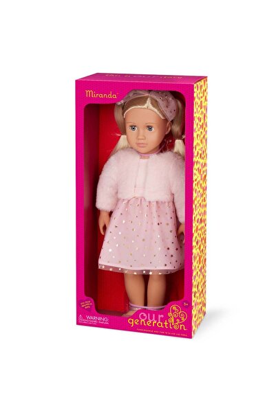 Our Generation Miranda doll in pink dress, Our Generation, 46 cm