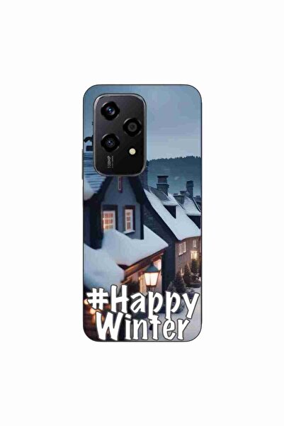 OEM Husa compatibila cu Honor 200 Lite Silicon Gel Tpu Model Happy Winter