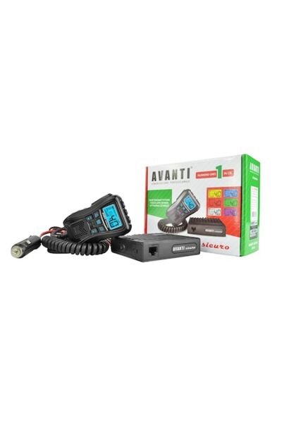 Avanti Stație radio CB Sicuro, toate comenzile de control pe microfon, DSP RX...