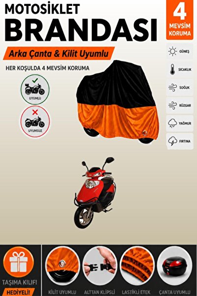 Cemku Double Black Top - Orange Bottom, Rear Bag Compatible Altai Carrier 110...