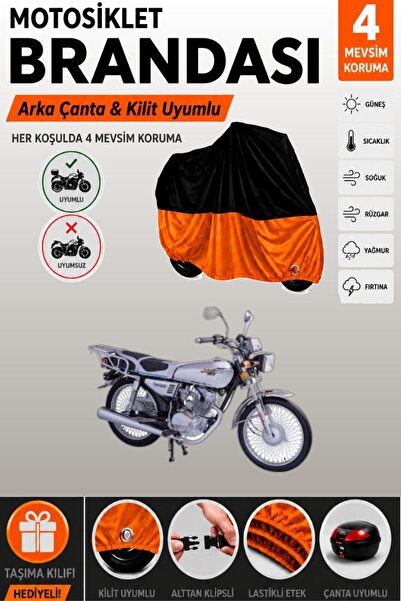 Cemku Double Black Top - Orange Bottom, Rear Bag Compatible Falcon Attack 50 ...