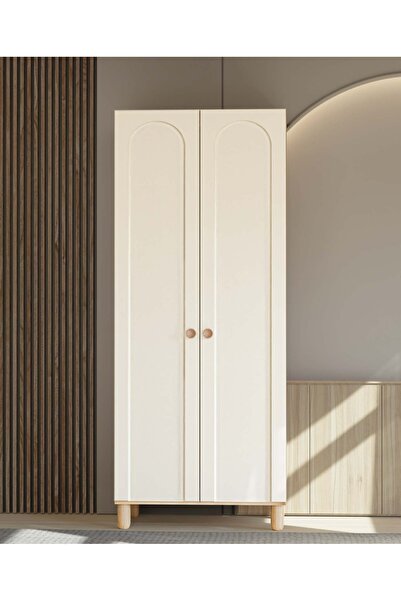miracool Papatya 2 Kapaklı Gardırop / Çok Amaçlı Dolap / Komple MDF