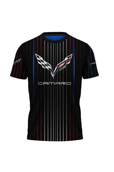 OEM Tricou barbati Chevrolet Camaro , maneca scurta multicolor D190