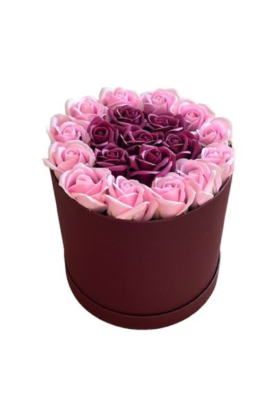 OEM Aranjament floral, Cu trandafiri din săpun parfumați, 19 bucăți, Multicolor