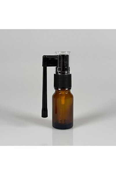 junibeliw 2 Pieces 10 ml Multi-Purpose Amber Brown Glass Bottle with Long Noz...