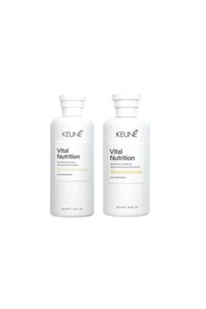 Keune Pachet Hranitor pentru Par - Vital Nutrition Nourishing: Sampon 300 ml,...