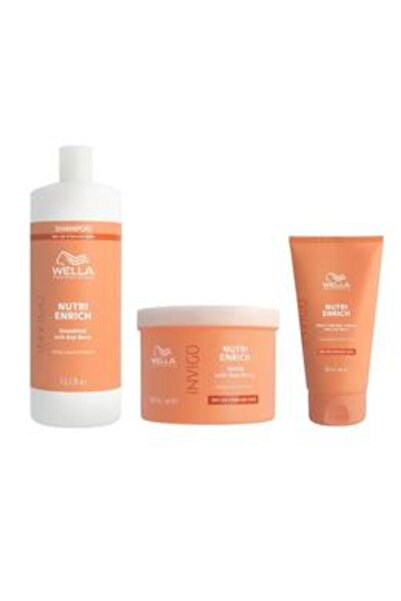 Wella Professionals Pachet Intens Nutritiv - Invigo Nutri-Enrich: Sampon 1000...