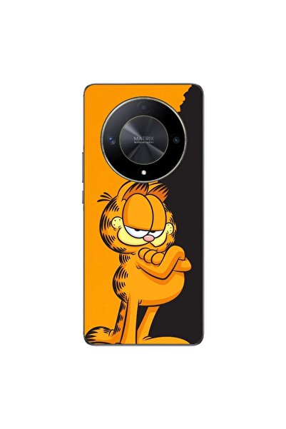 OEM Husa compatibila cu Honor Magic6 Lite Silicon Gel Tpu Model Garfield Blac...