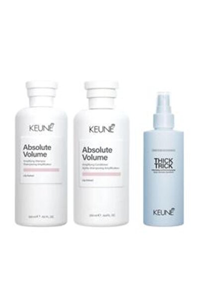 Keune Volume Package - Absolute Volume Amplifying: Shampoo 300 ml, Conditione...