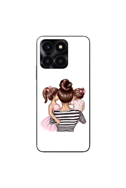OEM Husa compatibila cu Honor X6a Silicon Gel Tpu Model Mom and Girls