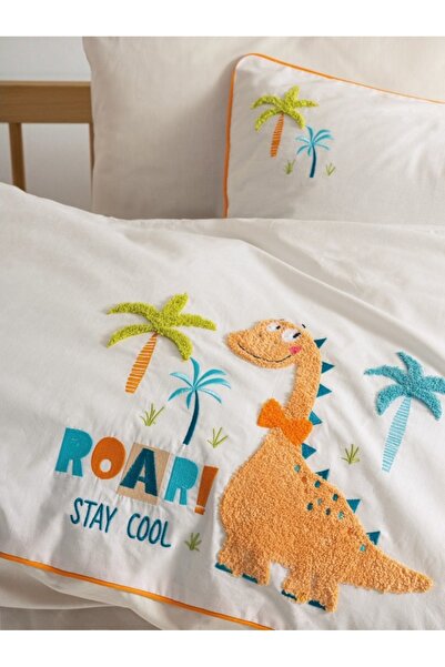 NW NessiWorld Kiddo Box Punch Embroidered Baby Duvet Cover Set