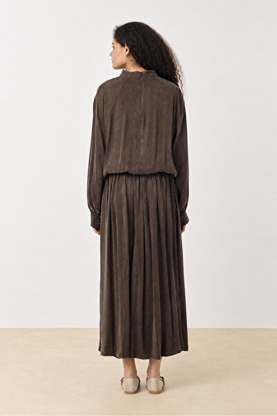 QANU Yade Skirt Suit Brown