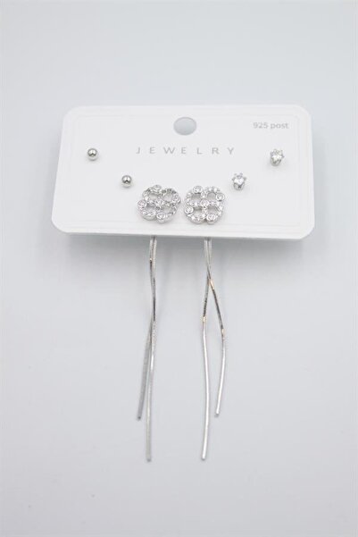 atastore2017 Multiple Set Earrings - Silver