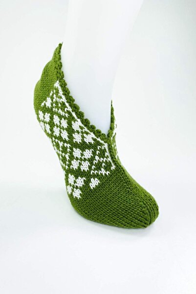 atastore2017 Hand Knitted Winter Stylish Women's Wool Booties D10