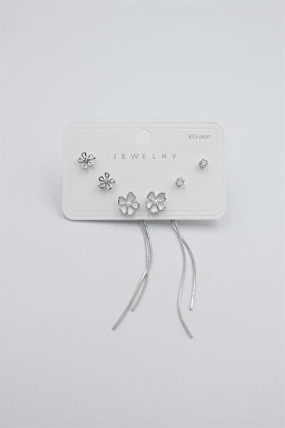atastore2017 Multiple Set Earrings - Silver