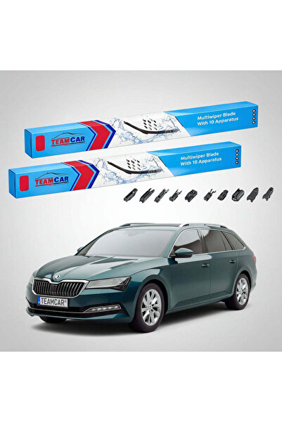 TEAMCAR Skoda Superb 3V5 Combi 2015-prezent Lame ștergătoare |   Set plat fro...