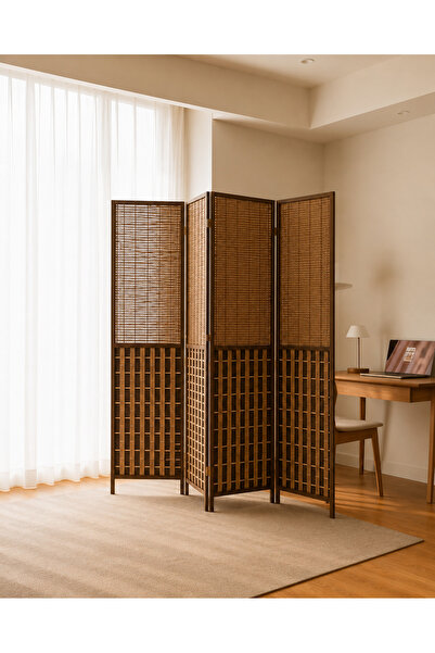 TrentonGCC Folding Screen 4 Panels Room Partition Decorative Room Divider 180...