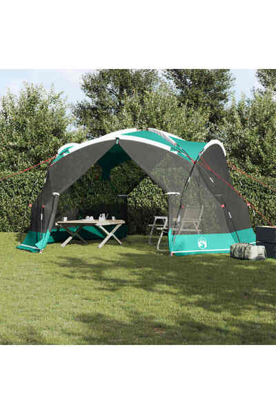 vidaxl Cort cu plasa de È›anÈ›ari Verde Marii 434 x 434 x 230 cm