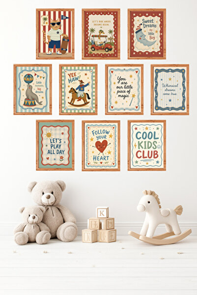 UNT Set de 10 pasteluri cu aspect de ramă |   Camera bebelușului |   Set de p...