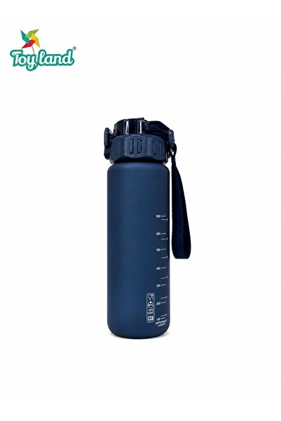 TOY LAND Leakproof Sports Water Bottle1000ml with Measuring Scale & Carry Str...