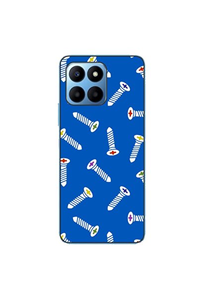OEM Husa compatibila cu Honor X8 5G Silicon Gel Tpu Model Screws Pattern