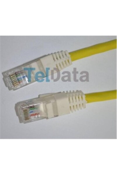 TELDATA Tld-3000Ys Cat6 30Mt Yellow Utp Patch Cable