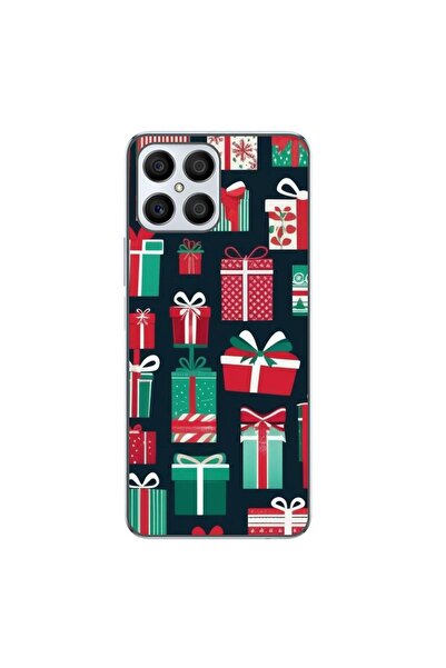 OEM Husa compatibila cu Honor X8 Silicon Gel Tpu Model Cadouri Craciun Pattern