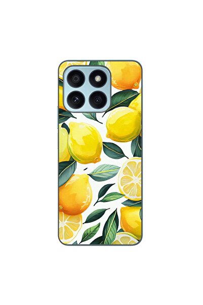 OEM Калъф, съвместим с Honor X8b, силиконов гел TPU модел с десен на лимони