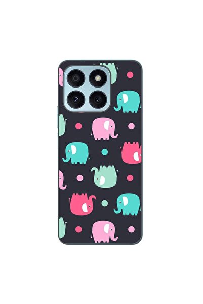 OEM Husa compatibila cu Honor X8b Silicon Gel Tpu Model Pattern Elefant