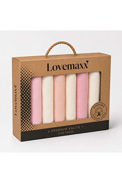 Pugi Baby LOVEMAXX UNISEX CRAFT KUTULU 7Lİ AĞIZ MENDİLİ