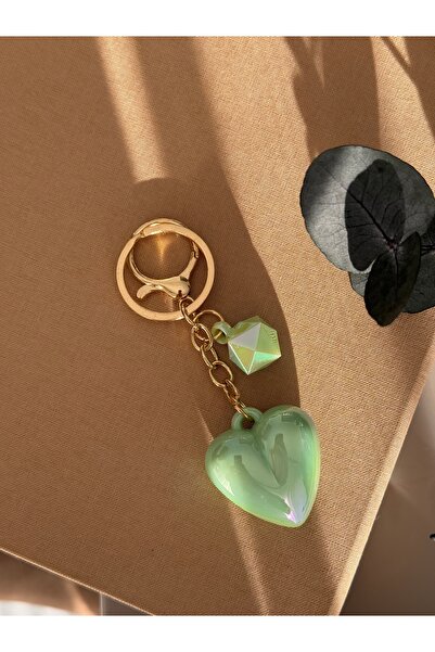 Miliva Gold Heart Keychain |   Bag Accessory |   Heart Keychain