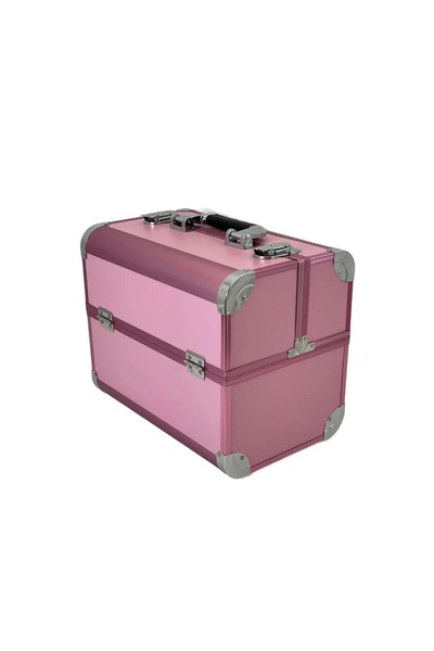 OEM Cutie Machiaj Profesională din Aluminiu, 32x22x26 cm, 4 Tăvi Extensibile,...