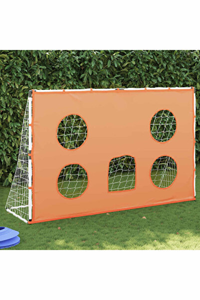 vidaxl Poartă de fotbal de copii cu covoraș țintă/minge 182x62x118 cm