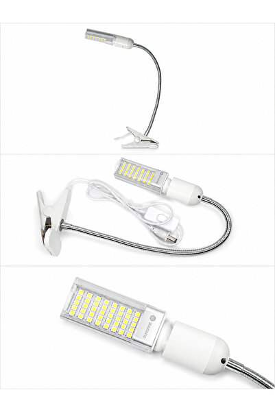PİYATECH kıskaçlı LED Lamba SS-803 35 ledli çok fonksiyonel