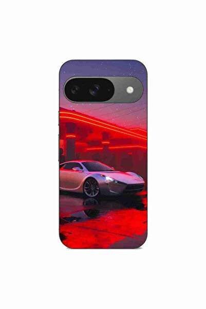 OEM Θήκη συμβατή με Google Pixel 9 Pro Σιλικόνης Gel TPU Μοντέλο Future Car