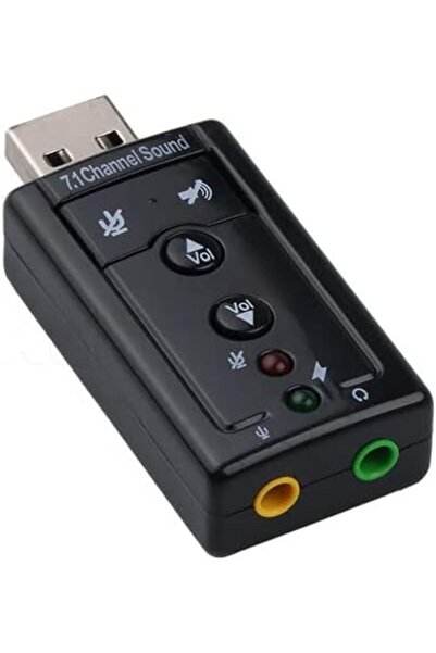 Yıldızan TAMGÜN Tkz بطاقة صوت خارجية USB 7.1 قناة USB 3.5 ملم محول صوت TAMGÜN...
