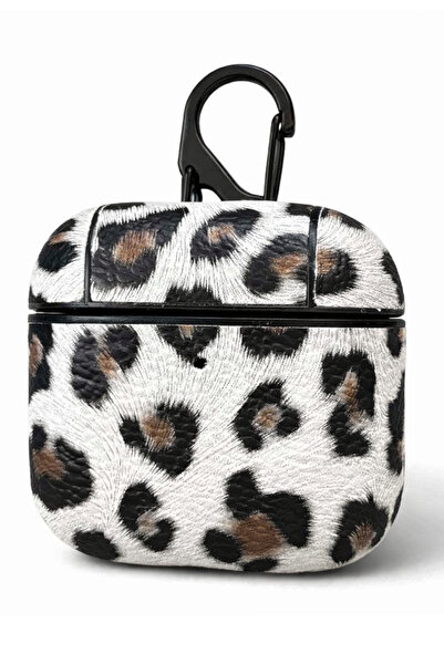 Lenigza White Leopard Pro AirPods Case