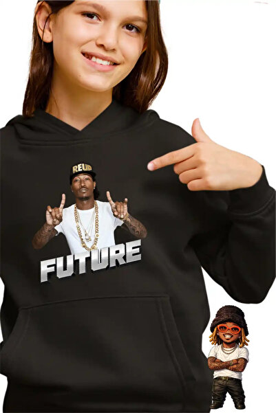 OEM Детски суичър за момичета  "Future REUP Rapper "
