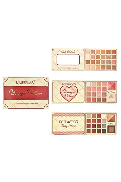 Crocodileskids Professional Makeup Palette, Kevin&Coco, 60 Pigmented Shades, ...