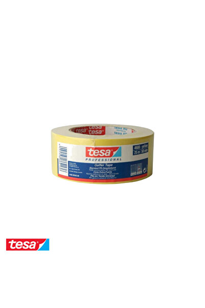 Tesa Yellow 4688 textile adhesive tape, waterproof, 50mm x 25m, for packaging...