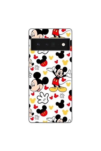 OEM Husa compatibila cu Google Pixel 6 Pro Silicon Gel Tpu Model Mickey Cool ...