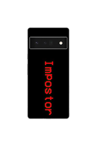 OEM Husa compatibila cu Google Pixel 6 Pro Silicon Gel Tpu Model Among Us Imp...