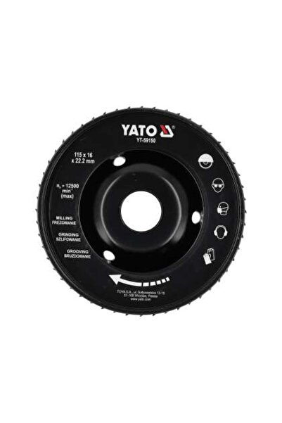 yato Disc Raspel Pentru Lemn 115Mm