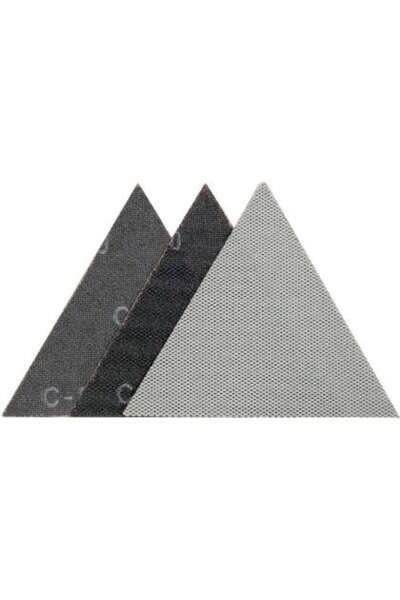 yato Plasa Abrazivă Triunghiulară Cu Velcro, 28Cm, 3Buc P80