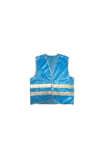 PandaForma Blue Unisex Phosphorescent Reflective Warning Vest
