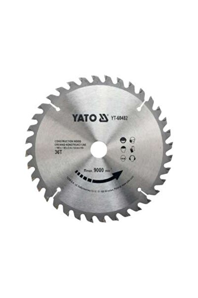 yato Disc Circular Lemn, 180X20X2.4Mm, 36 Dinți